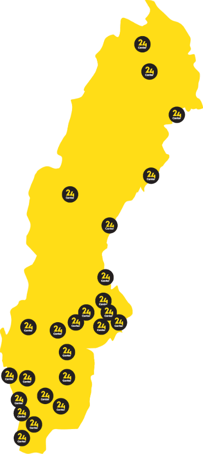 Map of Sverige
